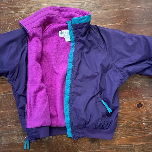 90’s Columbia women’s Hardshell Fleece zip-up - Picture 5 of 7